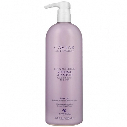 Szampon Alterna Caviar Anti-Aging Volume zwiększający objętość włosów cienkich 1000ml Szampony zwiększające objętość Alterna 873509028048