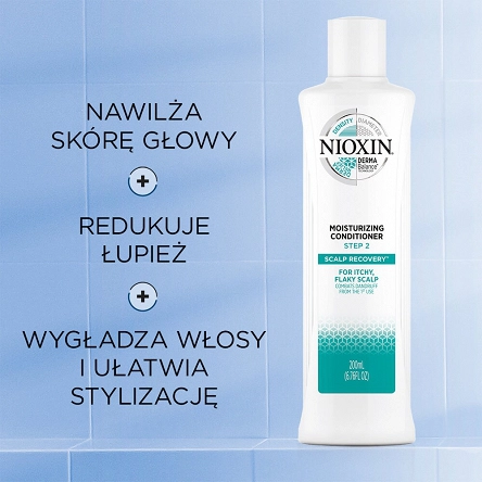 Zestaw przeciwłupieżowy Nioxin Scalp Recovery szampon 200ml, odżywka 200ml, serum 100ml Problemy z włosami Nioxin 4064666321783