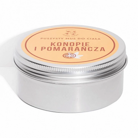 Mus 4 Szpaki Konopie i Pomarańcza naturalny do ciała 150ml Kosmetyki do ciała 4 Szpaki 5906660352006