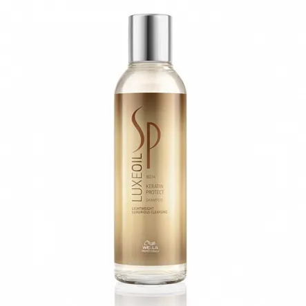 Szampon Wella SP LuxeOil Keratin Protect, wygładzający 200ml Szampon regenerujący włosy Wella 3614226768537