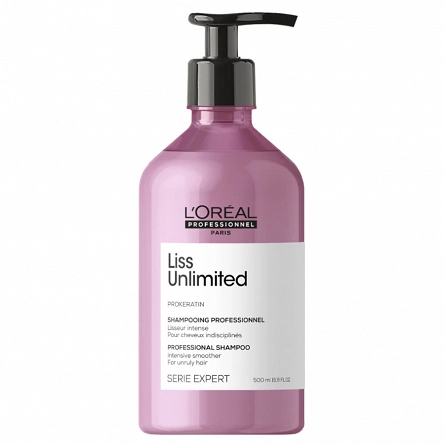 Szampon Loreal Liss Unlimited, o działaniu wygładzającym 500ml Szampony do włosów L'Oreal Professionnel 3474636975877