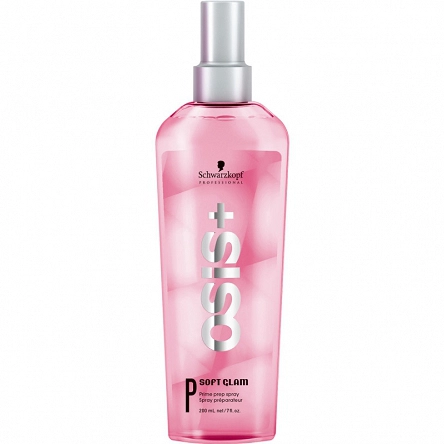 Spray Schwarzkopf OSIS+ Soft Glam Prime Prep uniwersalny do stylizacji włosów 200ml Nabłyszczacz do włosów spray Schwarzkopf 4045787329964