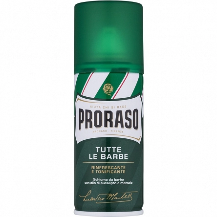 Pianka Proraso Green Foam do golenia do skóry normalnej 100ml Pielęgnacja Proraso 8004395000319