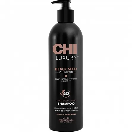 Szampon Chi Luxury Black Seed nawilżający z olejkiem z czarnuszki 739ml Szampony nawilżające Farouk 633911788349