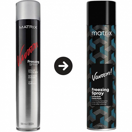 Lakier Matrix Vavoom Freezing Extra Full o mocnym utrwaleniu 500ml Lakier do włosów matrix Matrix 3474637103590