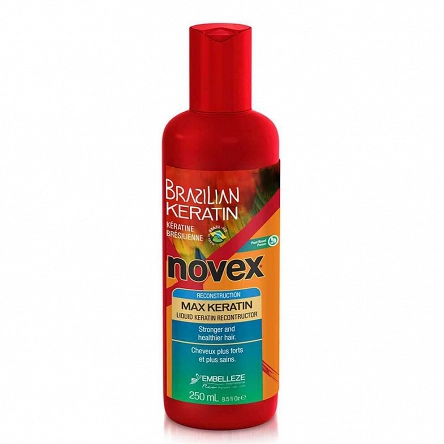 Kuracja Novex Brazilian Liquid Keratin do włosów na bazie keratyny 250ml Odżywki do włosów Novex 876120002848