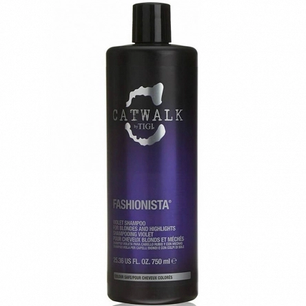 Szampon Tigi C Fashionista Violet do włosów farbowanych,blond, rozjaśnianych i z pasemkami 750ml Szampony do włosów blond Tigi 615908426830