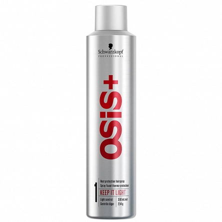 Lakier Schwarzkopf Osis+ Keep It Light Heat Protection, utrwalający i termoochronny do włosów 300ml Lakiery do włosów Schwarzkopf 4045787714852