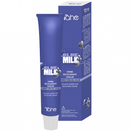 Rozjaśniacz Tahe BLUE MILK kremowy do włosów 100ml Rozjaśniacze do włosów Tahe 8426827481846