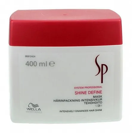 Maska Wella Sp Shine Define Mask 400ml Maski do włosów Wella 4015600112660