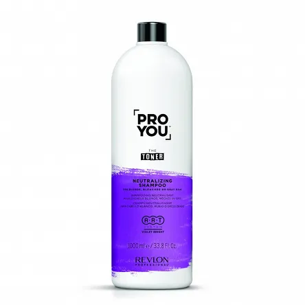 Szampon Revlon ProYou The Toner neutralizujący żółte odcienie do włosów 1000ml Szampony do włosów Revlon Professional 8432225139357