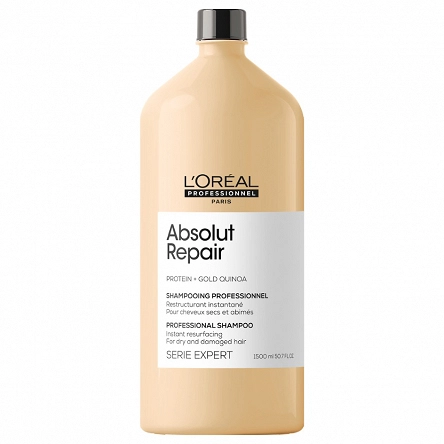 Szampon Loreal Absolut Repair Gold do pielęgnacji włosów zniszczonych 1500ml Szampony do włosów zniszczonych L'Oreal Professionnel 3474636975938