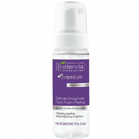 Peeling Bielenda MICROBIOME Pro Care enzymatyczny w piance 160ml MICROBIOME - Wzmocnienie i regeneracja skóry twarzy Bielenda 5902169031305