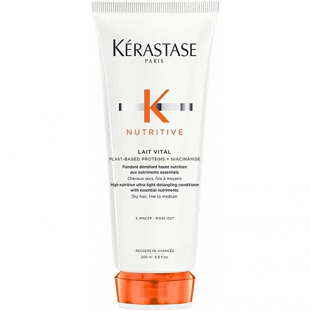 Odżywka Kerastase Nutritive Lait Vital do włosów suchych, cienkich i normalnych 200ml Odżywka nawilżająca do włosów Kerastase 3474637154981