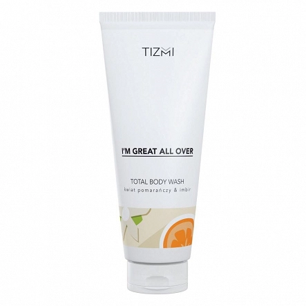 Żel Tizmi Total Body Wash kwiat pomarańczy & imbir 200ml Żele pod prysznic Tizmi 5901122270041