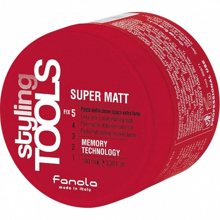 Pasta Fanola Styling Tools Super Matt matująca do stylizacji włosów bardzo mocno utrwalająca 100ml Pasta do układania włosów Fanola 8032947865239