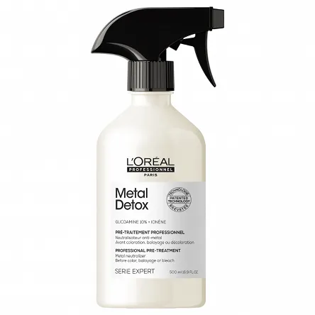 Spray Loreal Metal Detox zabezpieczający włosy przed koloryzacją i dekoloryzacją 500ml Dekoloryzatory L'Oreal Professionnel 30164840