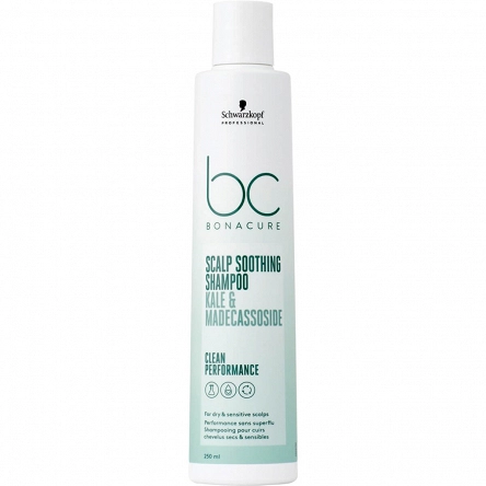 Szampon Schwarzkopf BC Bonacure Scalp Soothing do suchej i wrażliwej skóry głowy 250ml Szampony do włosów przetłuszczających się Schwarzkopf