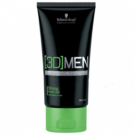 Żel Schwarzkopf 3D Men do włosów mocno utrwalający 150ml Żel do włosów Schwarzkopf Schwarzkopf 4045787263831