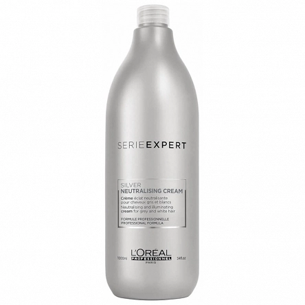 Odżywka Loreal Silver Neutralising Cream neutralizująca zółte odcienie do włosów siwych 1000ml Odżywki do włosów L'Oreal Professionnel 3474636731213