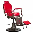 Fotel Gabbiano Red Star barberski czerwony dostępny w 48h Fotele barberskie Gabbiano 5906717417047