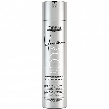 Lakier Loreal Infinium Pure Soft 500ml Lakiery do włosów L'Oreal Professionnel 3474636471713