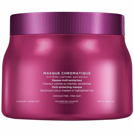 Maska Kerastase Chromatique Masque do włosów farbowanych i cienkich 500ml  Chromatique Włosy koloryzowane, lekko i średnio wrażliwe Kerastase 3474636494866