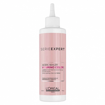 Płyn Loreal Vitamino Color Acidic Sealer kwasowy do ochrony włosów koloryzowanych 210ml Produkty techniczne L'Oreal Professionnel 3474636807321