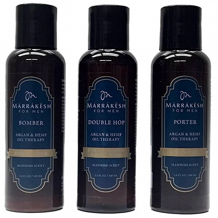 Zestaw Marrakesh Men Travel Kit podróżny dla mężczyzn Szampony do włosów dla mężczyzn Marrakesh 814487020471