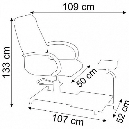 Fotel kosmetyczny Activ SPA 100 Pedi Fotele kosmetyczne Activ 5906717401220