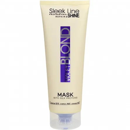 Maska Stapiz Sleek Line Violet Blond nautralizująca do włosów blond 250ml Maski do włosów Stapiz 5906874553411