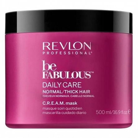 Maska Revlon Be Fabulous Daily Care Normal/Thick do włosów normalnych i grubych 500ml Maski nawilżające włosy Revlon Professional 8432225077604