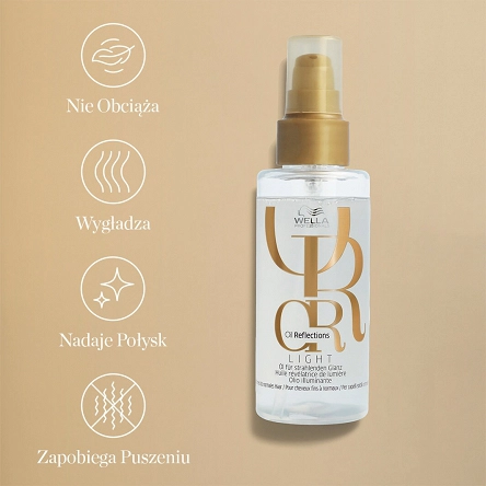 Olejek Wella Oil Reflection Light przywracający blask 30ml Wella Wella 8005610577173