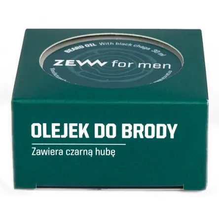 Olejek ZEW for men odżywczy z czarną hubą do brody 30ml Pielęgnacja ZEW 5906874538364