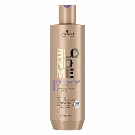 Szampon Schwarzkopf BLONDME Cool Blondes Neutralizing neutralizujący do włosów blond 300ml Szampony do włosów Schwarzkopf 4045787640076