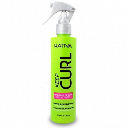 Aktywator do loków Kativa KEEP CURL ACTIVATOR DE RIZOS bez siarczanów i soli 200ml Odżywki do włosów kręconych Kativa 7750075034679