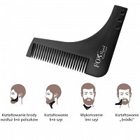 Grzebień Fox BEARD EXPERT barberski do strzyżenia brody