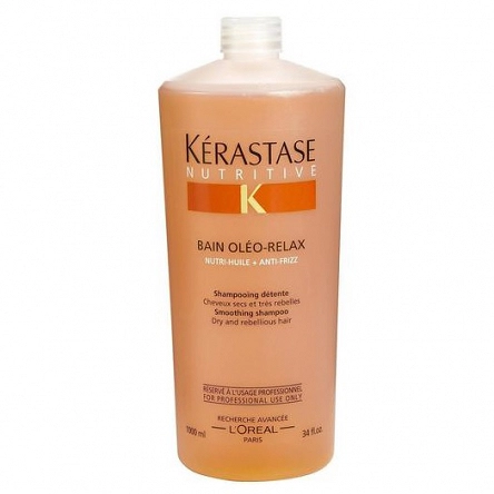 Kąpiel Kerastase Oleo-Relax Bain, szampon wygładzający 1000ml Szampony wygładzające Kerastase 3474635002727