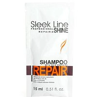 Szampon Stapiz Sleek Line Repair, wygładzający 15ml