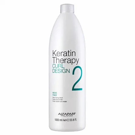 Płyn Alfaparf Keratin Therapy Curl Design 2 utrwalający do trwałej ondulacji 1000ml Trwała ondulacja włosów Alfaparf 8022297094953