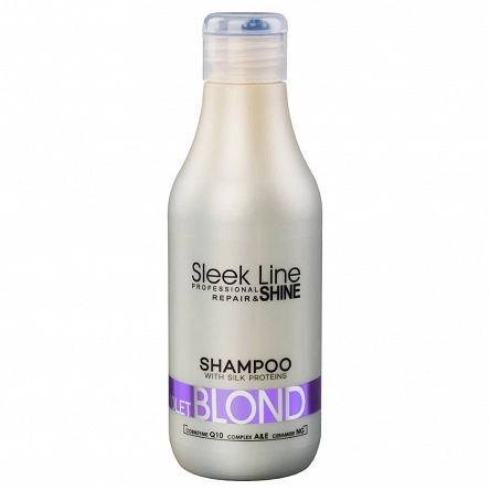 Szampon Stapiz Sleek Line Violet Blond neutralizujący do włosów blond 300ml Szampony i spraye koloryzujące Stapiz 5906874553398