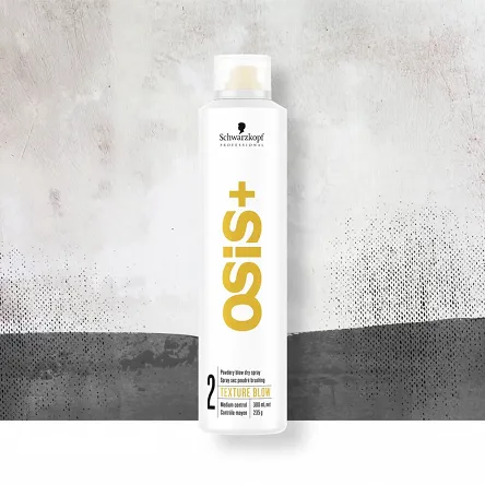 Suchy Spray Schwarzkopf Osis+ Texture Blow Dry, pudrowy nadający objętość do włosów 300ml Spraye do włosów Schwarzkopf 4045787574661