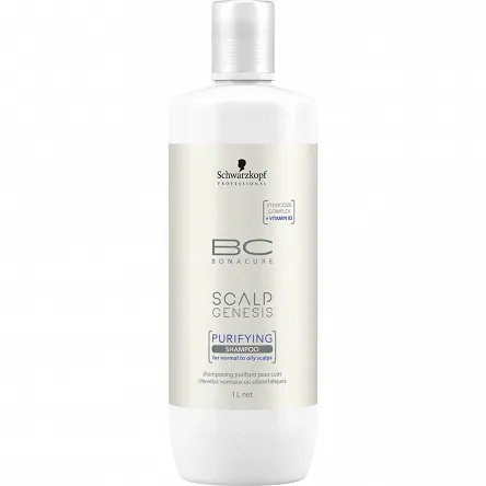 Szampon Schwarzkopf BC Scalp Genesis oczyszczający do włosów przetłuszczających się 1000ml Szampony do włosów przetłuszczających się Schwarzkopf