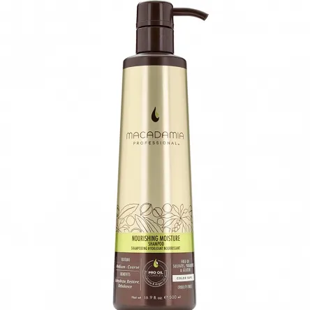 Szampon Macadamia Nourishing Moisture nawilżający do włosów normalnych 500ml Szampony do włosów suchych Macadamia professional 815857010825