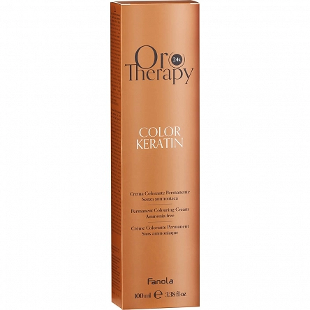 Farba Fanola Oro Therapy Color Keratin Oro Puro w kremie do trwałej koloryzacji bez amoniaku 100ml Farby do włosów Fanola 8032947864249