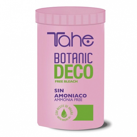 Puder Tahe BOTANIC DECO rozjaśniający pozbawiony amoniaku do włosów naturalnych i farbowanych 500g Dekoloryzatory Tahe 8426827730043