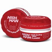 Pomada Nishman Styling Wax 03 Flaming do włosów o zapachu mango, mocna 150ml