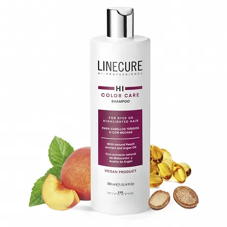 Szampon Hipertin Linecure Color Argan Oil do włosów farbowanych z olejkiem arganowym 300ml Hipertin Hipertin 8430190046724