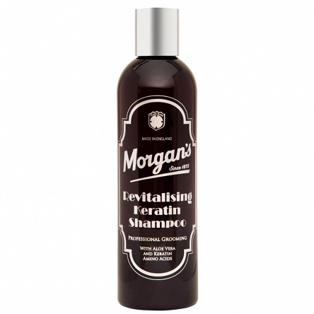 Szampon Morgans Revitalising Keratin, regenerujący do włosów dla mężczyzn 250ml Szampon regenerujący włosy Morgan's 5012521100041