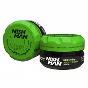 Pomada Nishman Hair Styling M2 Matte Clay Wax matowa z keratyną do włosów dla mężczyzn 100ml